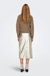 Only Onlteresa Regular Fit V Yaka Cepli Örme Crop Bayan Hırka 15326110 CAMEL