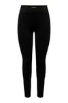 Only Onltia Yüsek Bel Skinny Paça Skinny Fit Tayt Bayan Pantolon 15303340 SİYAH