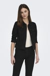 Only Onlwonder Pamuklu Regular Fit Kadın Kot Ceket 115243147 KÖMÜR