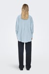 Only Onlzazima Modal Oversize Fit Uzun Kollu Bayan Gömlek 15272523 AÇIK MAVİ