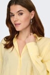Only Onlzazima Modal Oversize Fit Uzun Kollu Kadın Gömlek 15272523 SARI