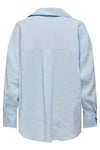 Only Onlzazima Modal Oversize Fit Uzun Kollu Bayan Gömlek 15272523 AÇIK MAVİ