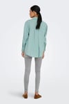 Only Onlzazima Modal Oversize Fit Uzun Kollu Bayan Gömlek 15272523 AÇIK YEŞİL
