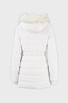 Only Regular Fit Çıkarılabilir Kapüşonlu Şişme Bayan Mont 15304765 EKRU