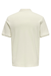 Only & Sons Onsderek % 100 Pamuk Regular Fit Düğmeli Erkek Polo Yaka T Shirt 22032827 KREM