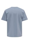 Only & Sons Onsfred % 100 Pamuk Relaxed Fit Bisiklet Yaka Erkek T Shirt 22022532 GRİ