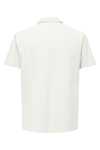 Only & Sons Onskian Pamuklu Regular Fit Düğmeli Erkek Polo Yaka T Shirt 22028694 EKRU