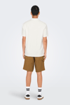 Only & Sons Onskian Pamuklu Regular Fit Düğmeli Erkek Polo Yaka T Shirt 22028694 EKRU