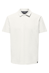 Only & Sons Onskian Pamuklu Regular Fit Düğmeli Erkek Polo Yaka T Shirt 22028694 EKRU