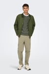 Only & Sons Onskosmo Regular Fit Ceket Yaka Erkek Mont 22031626 Olive