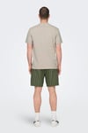 Only & Sons Onslevi % 100 Pamuk Relaxed Fit Bisiklet Yaka Logolu Erkek T Shirt 22028147 TAŞ