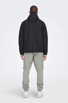 Only & Sons Onsmack Su Geçirmez Kapüşonlu Regular Fit Mevsimlik Erkek Mont 22024207 SİYAH
