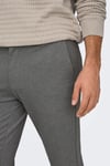 Only & Sons Onsmark Slim Fit Normal Bel Dar Paça Erkek Pantolon 22030256 GRİ