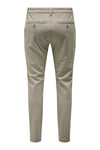 Only & Sons Onsmark Streç Slim Tapered Fit Normal Bel Düz Paça Chino Erkek Pantolon 22026326 TAŞ