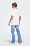 Only & Sons Onsmax % 100 Pamuk Regular Fit Bisiklet Yaka Erkek T Shirt 22025208 BEYAZ