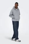 Only & Sons Onssean Regular Fit Kapüşon Yaka Erkek Mont 22036737 GRİ