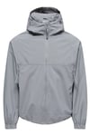 Only & Sons Onssean Regular Fit Kapüşon Yaka Erkek Mont 22036737 GRİ