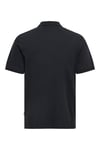 Onsdawson Pamuklu Regular Fit Düğmeli Erkek Polo Yaka T Shirt 22036883 SİYAH