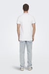 Onsfletcher Pamuklu Regular Fit Düğmeli Erkek Polo Yaka T Shirt 22024827 BEYAZ