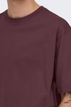 Onsfred % 100 Pamuk Relaxed Fit Bisiklet Yaka Erkek T Shirt 22022532 BORDO