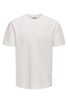 Onskian Pamuklu Regular Fit Bisiklet Yaka Erkek T Shirt 22028692 EKRU