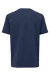 Onskian Pamuklu Regular Fit Bisiklet Yaka Erkek T Shirt 22028692 LACİVERT