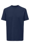 Onskian Pamuklu Regular Fit Bisiklet Yaka Erkek T Shirt 22028692 LACİVERT