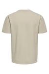 Onskian Pamuklu Regular Fit Bisiklet Yaka Erkek T Shirt 22028692 BEJ