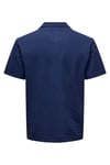 Onskian Pamuklu Regular Fit Düğmeli Erkek Polo Yaka T Shirt 22028694 LACİVERT