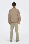 Onskosmo Regular Fit Ceket Yaka Erkek Mont 22031626 BEJ