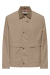 Onskosmo Regular Fit Ceket Yaka Erkek Mont 22031626 BEJ