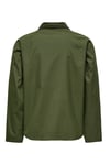 Onskosmo Regular Fit Ceket Yaka Erkek Mont 22031626 Olive