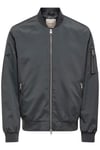 Onslando Regular Fit Kolej Yaka Erkek Mont 22036701 GRİ
