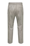 Onslinus Keten ve Pamuk Karışımlı Tapered Fit Daralan Paça Erkek Pantolon 22024966 VİZON