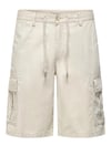 Onsloc Pamuklu Relaxed Normal Bel Cepli Erkek Short 22029214 TAŞ