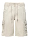 Onsloc Pamuklu Relaxed Normal Bel Cepli Erkek Short 22029214 TAŞ