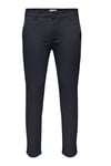 Onsmark Pamuklu Slim Fit Normal Bel Erkek Pantolon 22027773 KOYU LACIVERT
