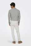 Onsmark Pamuklu Slim Fit Normal Bel Erkek Pantolon 22027773 TAŞ