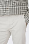 Onsmark Pamuklu Slim Fit Normal Bel Erkek Pantolon 22027773 TAŞ