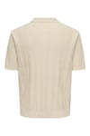 Onsthıjs Çizgili Regular Fit Kısa Kollu Erkek Polo Yaka T Shirt 22036558 BEJ
