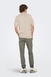 Onswyler Normal Kalıp Düğmeli Erkek Polo Yaka T Shirt 22022219 TAŞ