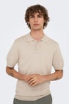 Onswyler Normal Kalıp Düğmeli Erkek Polo Yaka T Shirt 22022219 TAŞ
