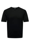 Onswyler Regular Fit Bisiklet Yaka Erkek T Shirt 22022928 SİYAH
