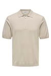 Onswyler Regular Fit Yarım Fermuarlı Erkek Polo Yaka T Shirt 22028606 AÇIK BEJ