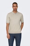 Onswyler Regular Fit Yarım Fermuarlı Erkek Polo Yaka T Shirt 22028606 AÇIK BEJ