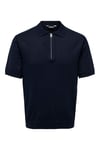 Onswyler Regular Fit Yarım Fermuarlı Erkek Polo Yaka T Shirt 22028606 KOYU LACIVERT