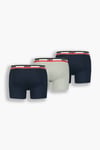 Organik Pamuklu 3 Pack Erkek Boxer 37149-0542 LACİVERT-GRİ