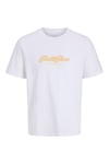 Originals Baskılı % 100 Pamuk Regular Fit Bisiklet Yaka Erkek T Shirt 12297893 BEYAZ