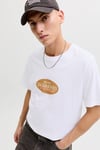 Originals Jorcatskills Pamuklu Regular Fit Bisiklet Yaka Erkek T Shirt 12297891 BEYAZ