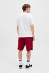Originals Jordia Baskılı Pamuklu Relaxed Fit Bisiklet Yaka Erkek T Shirt 12286609 BEYAZ